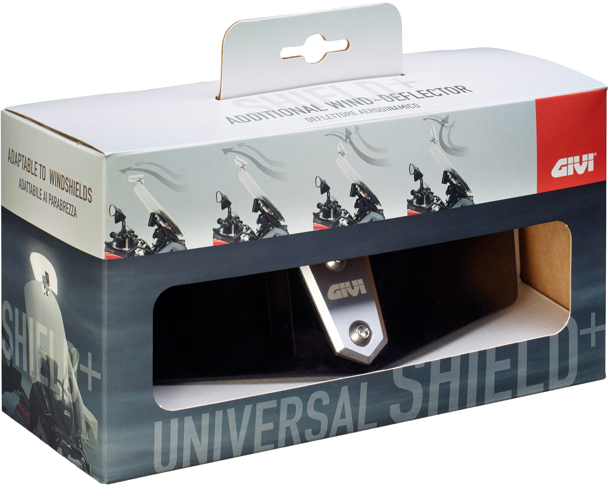 Shield Deflector Visor Universal Smoke