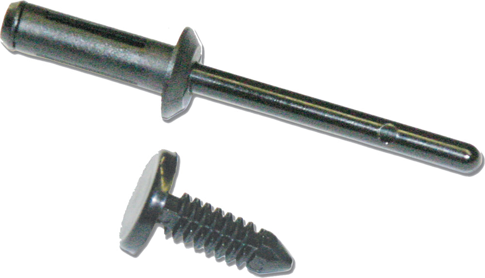 10/Pk 3/16" Plastic Rivet