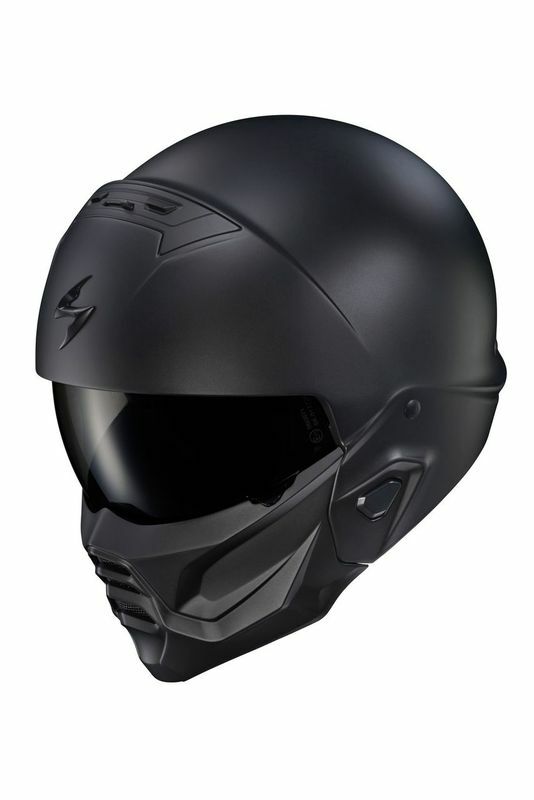 Covert 2 Open Face Helmet Matte Black 3x
