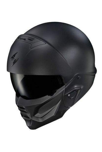 Covert 2 Open Face Helmet Matte Black 2x