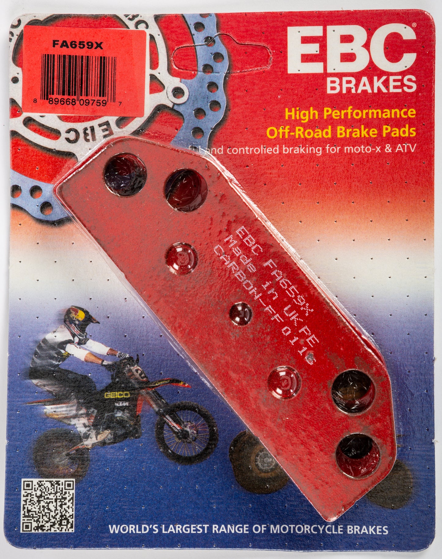 Brake Pads Fa659x Carbon X Series