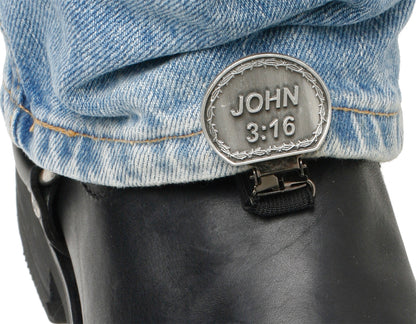 Stirrup/Strap Boot Type (John 3:16)