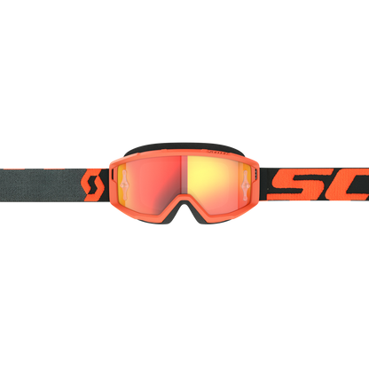 Primal Goggle Orange/Black Orange Chrome Works Lens