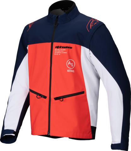 Lite Dura Softshell Jacket Navy/Hot Orange/White 3x