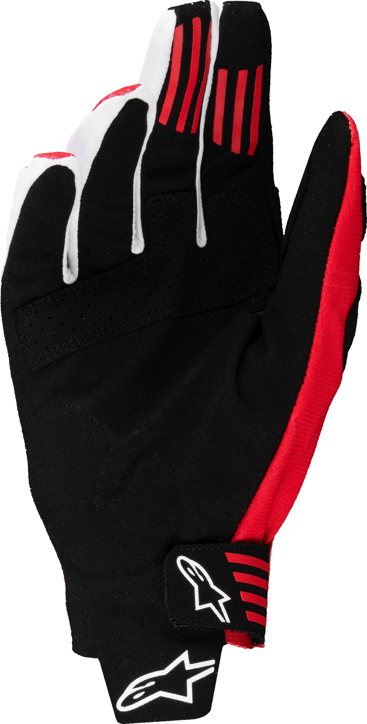 Techstar Gloves Black/Bright Red Lg
