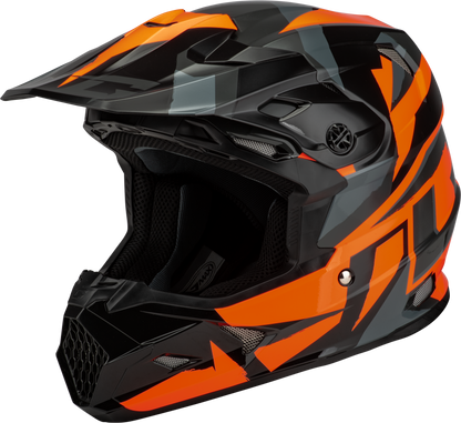 Mx 96 Splinter Helmet Black/Orange Xs