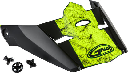 Visor W/Screws Dominant Mx 46 Matte Black/Hi Vis Xs Sm