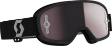 Youth Buzz Mx Pro Goggle Blk/Grey W/Silver Chrome Works