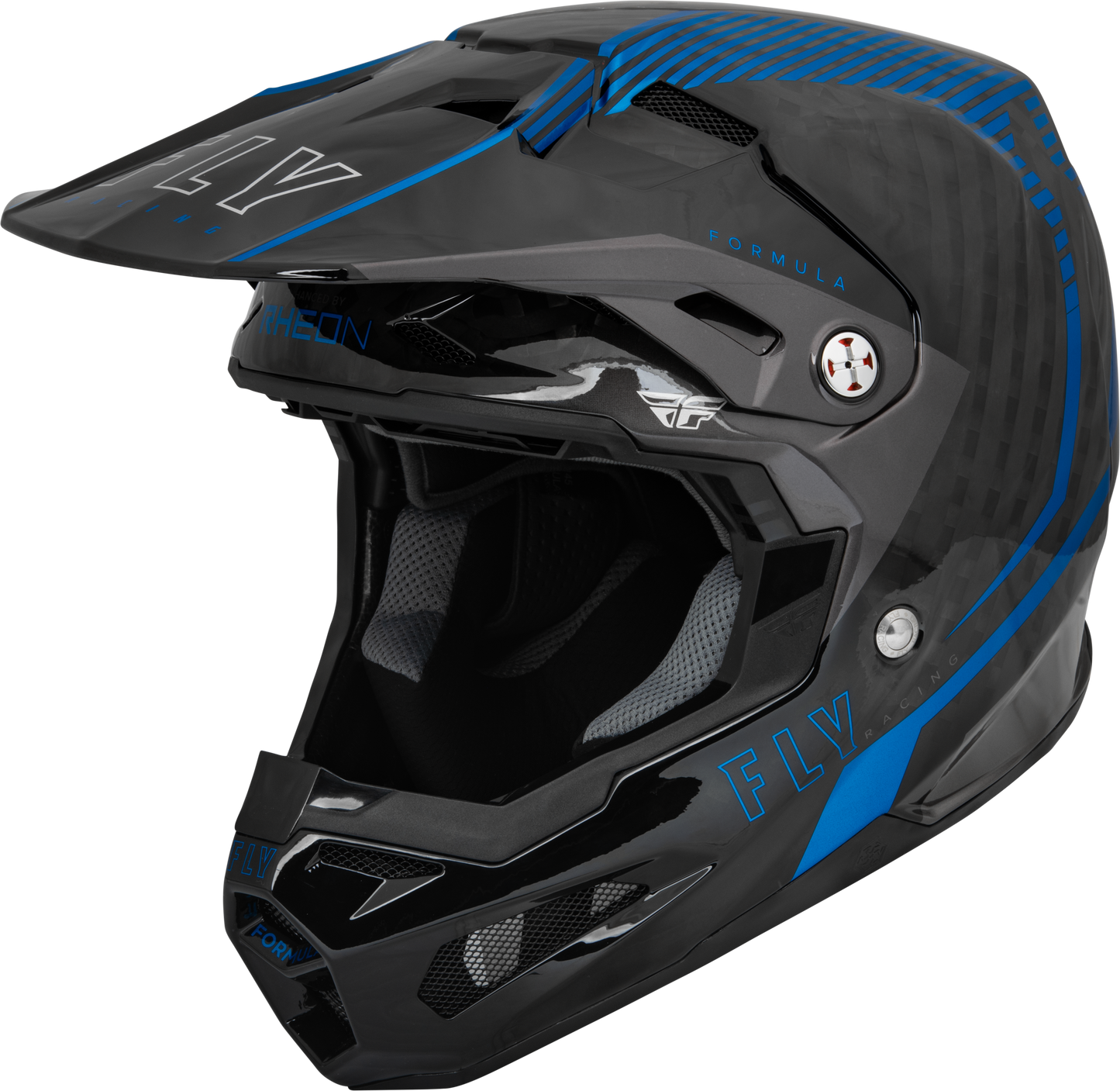 Youth Formula Carbon Tracer Helmet Blue/Black Yl