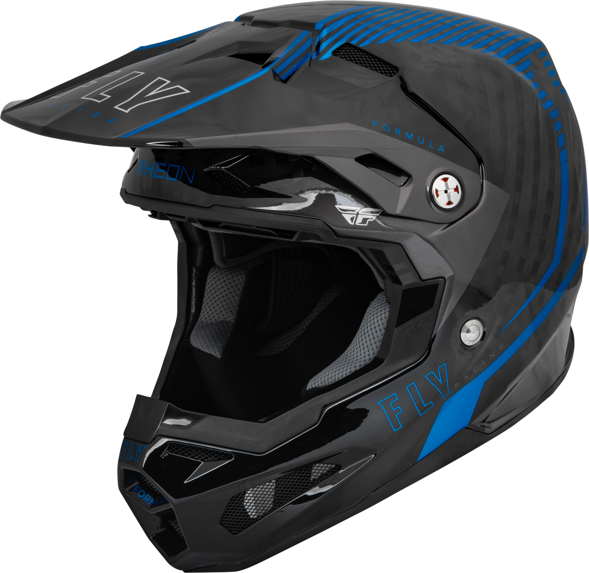 Youth Formula Carbon Tracer Helmet Blue/Black Yl
