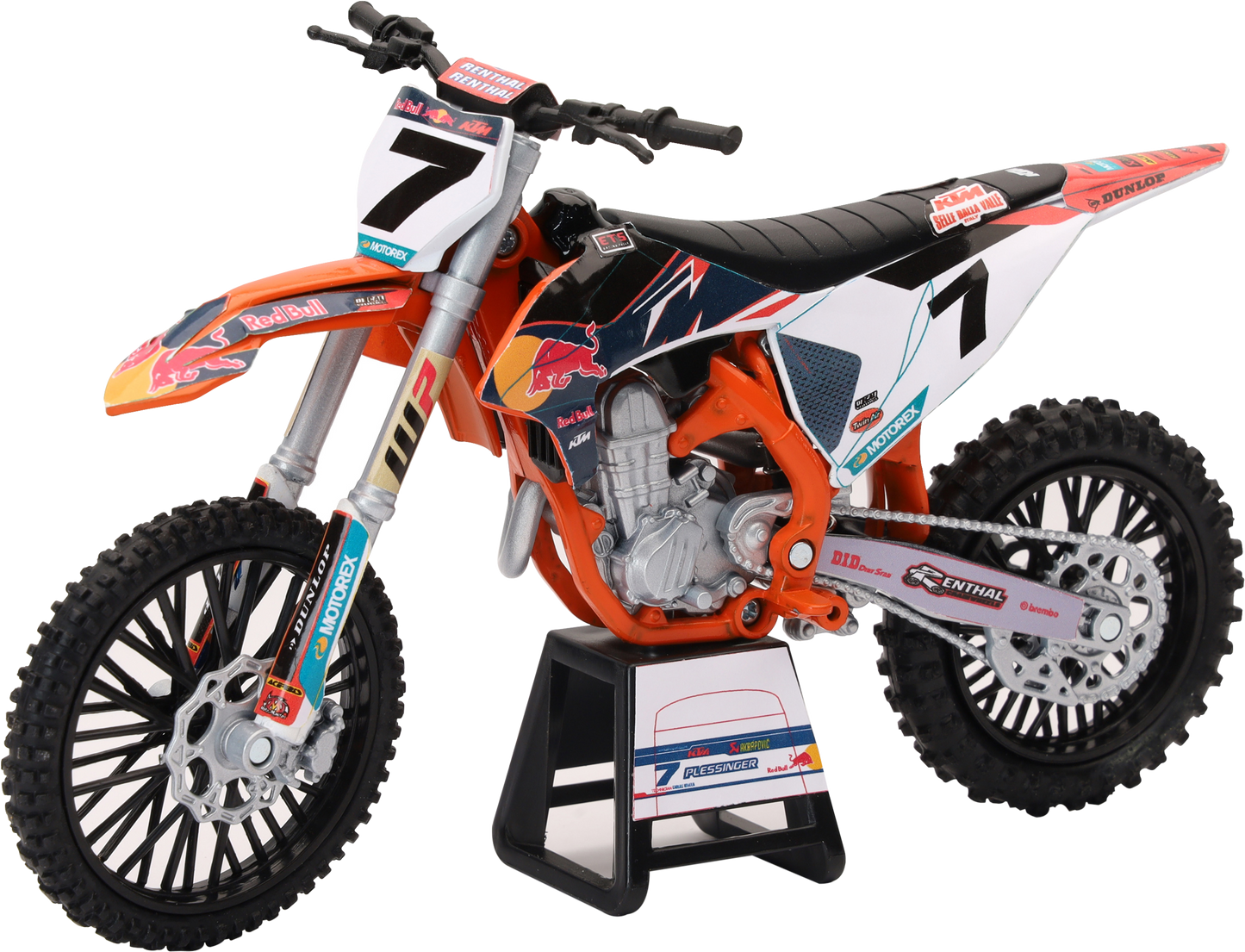 1:12 Scale Redbull Ktm 450sx F Aaron Plessinger #7