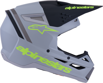 Sm3 Radium Helmet Gry/Blk/Ylw Fluo Matt Lg