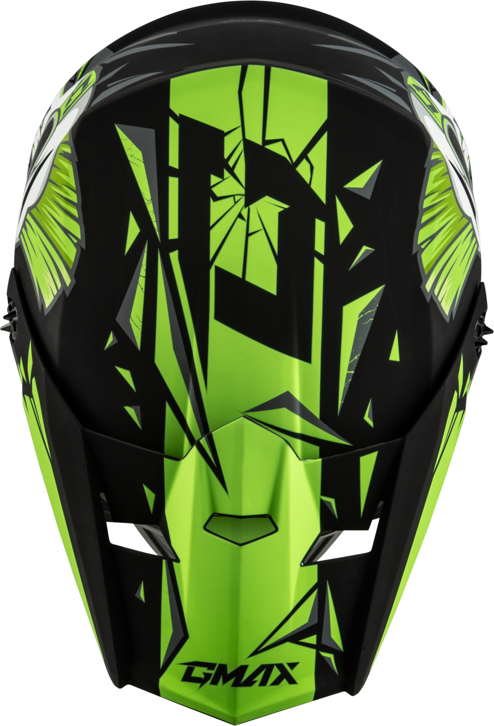 Youth Mx 46y Unstable Helmet Matte Black/Green Ym