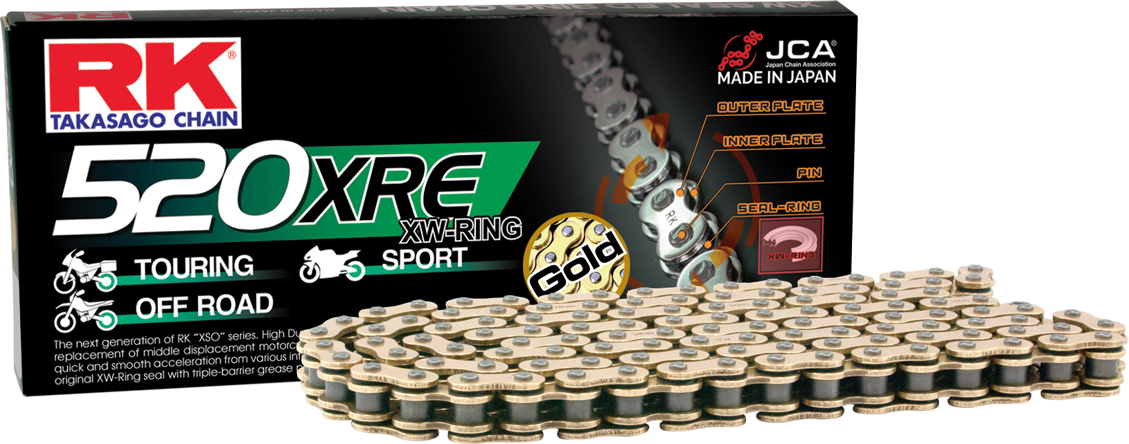Gb520xre Drive Chain Gold 520 X 150