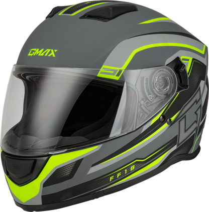 Ff 18 Drift Helmet Matte Grey/Hi Viz Md