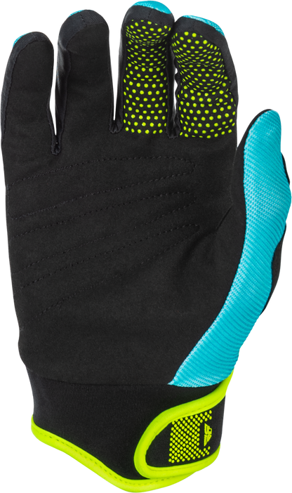 Youth F 16 Gloves Aqua/Black/White Y3xs