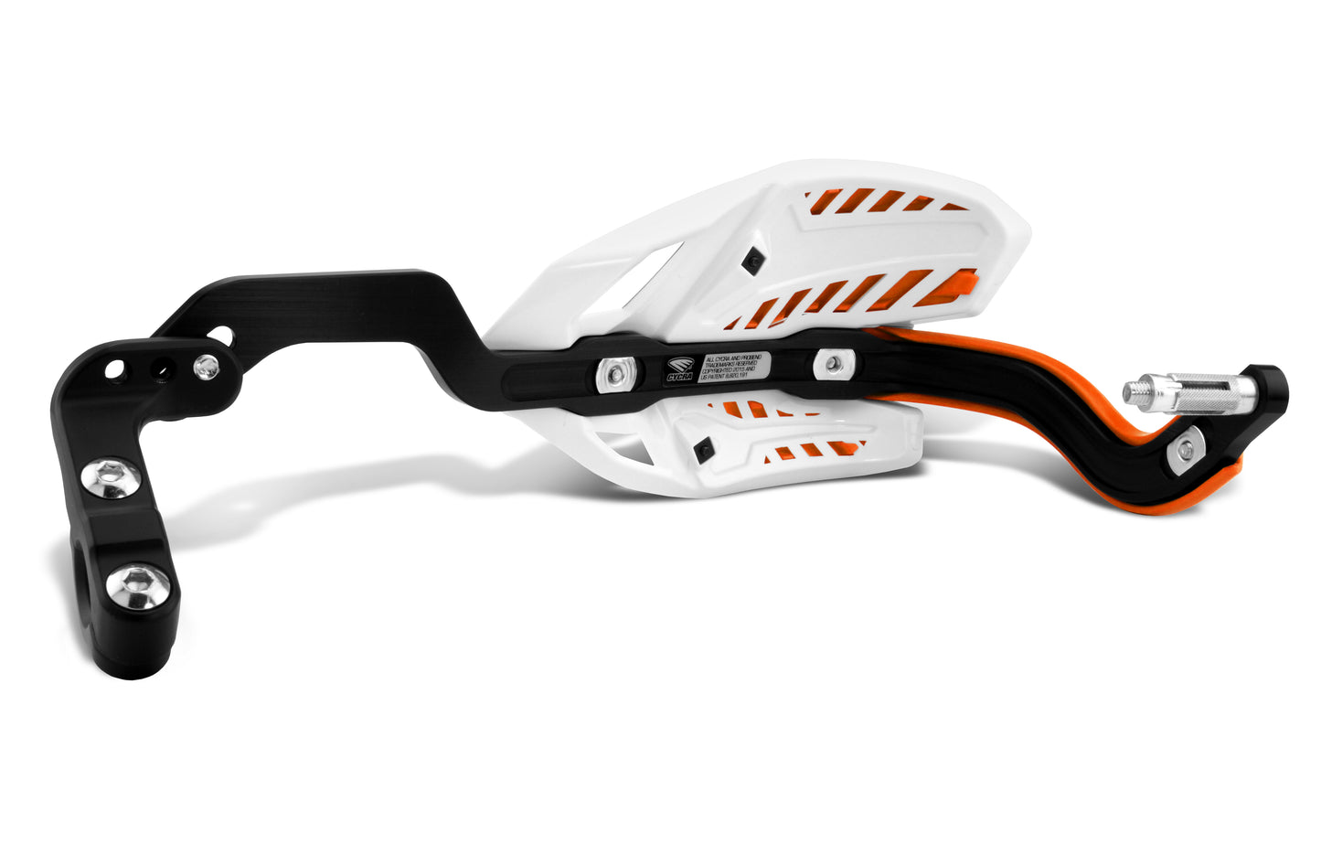 Crm Wrap Around Handguards 1 1/8" Clamp   White/Orange