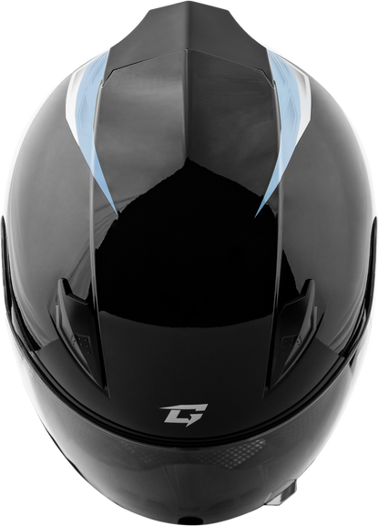 Ff 49 Syth Helmet Black/Silver Blue Sm