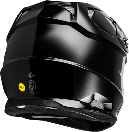 Mx 96 Solid Helmets Black Lg