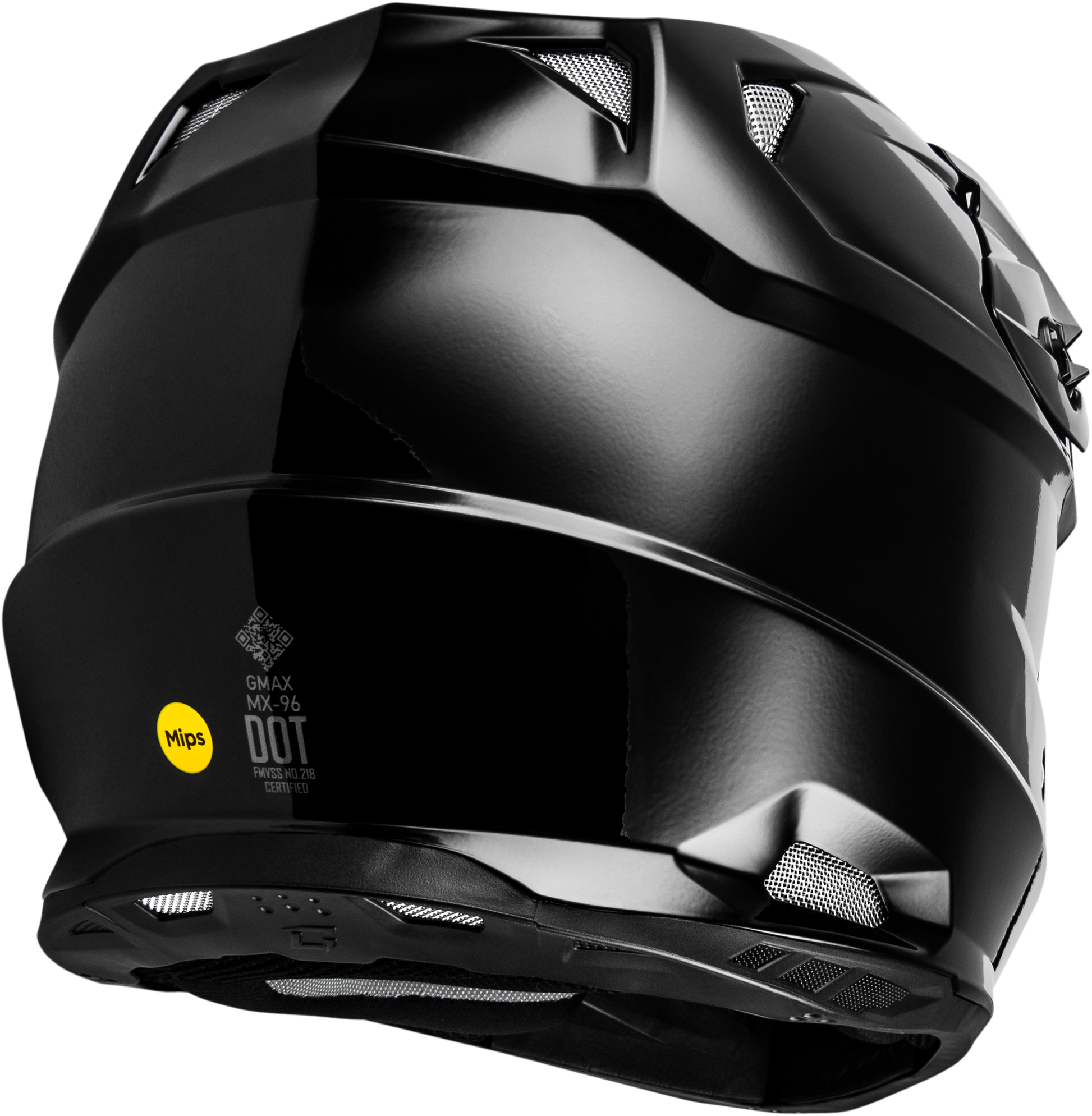 Mx 96 Solid Helmets Black Sm