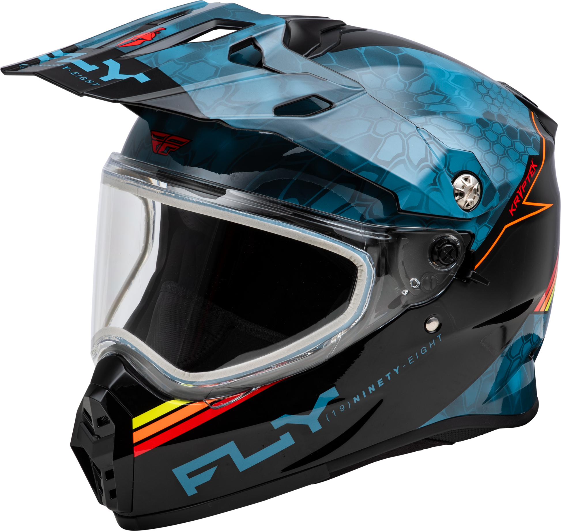 Trekker Cw Conceal Helmet Dual Shld Slate/Black/Red Lg