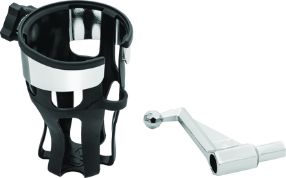 Kuryakyn Reflex Drink Holder 01-17 GL1800 Passenger Mount Chrome