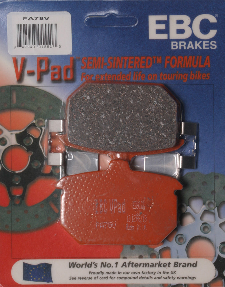 Brake Pads Fa78v Semi Sintered V Series