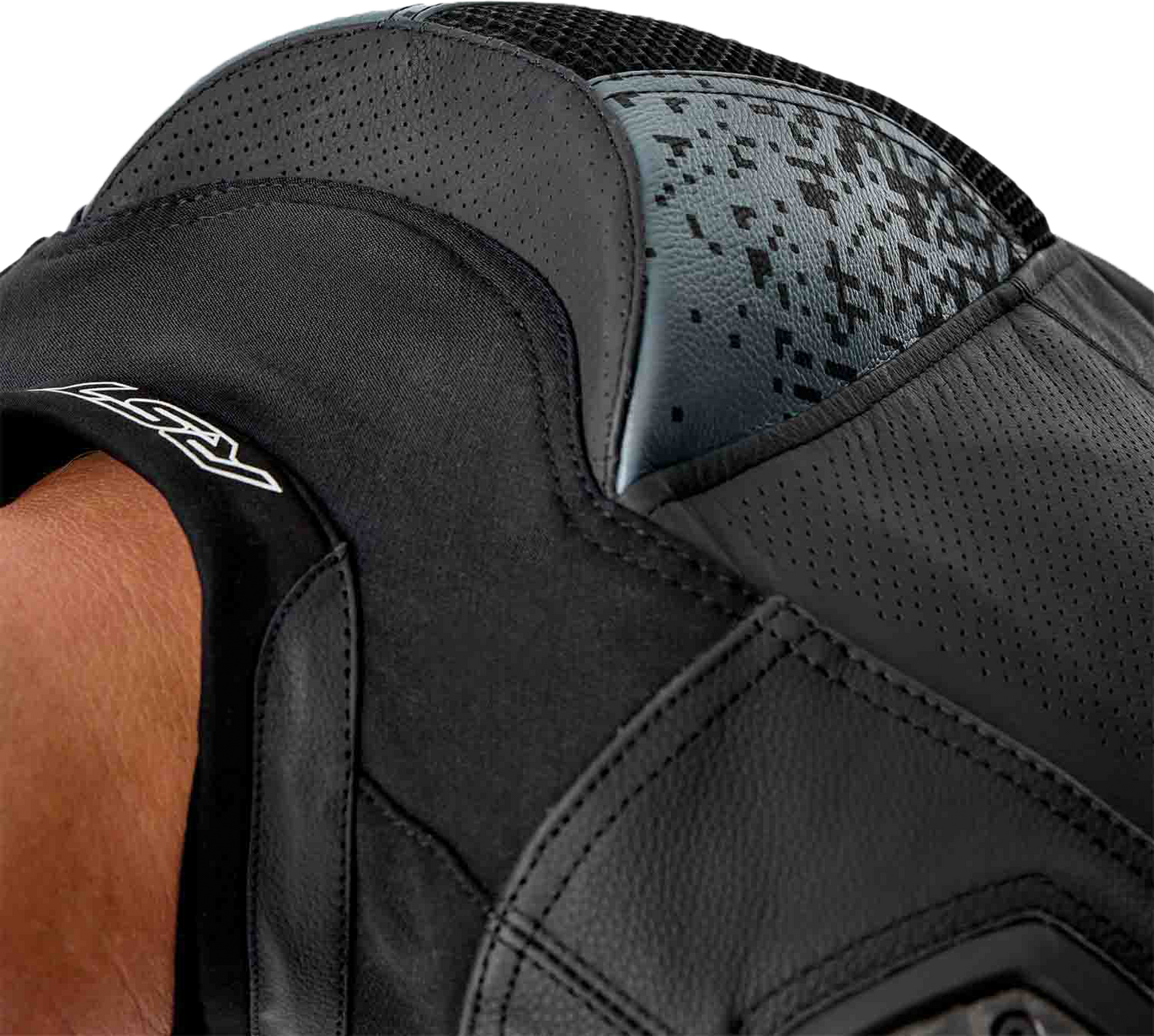 Ps Supersport K D3o Jacket Grey/Black Leather Md