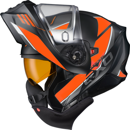 Exo Gt930 Cold Weather Helmet Modulus Orange Md (Electric)
