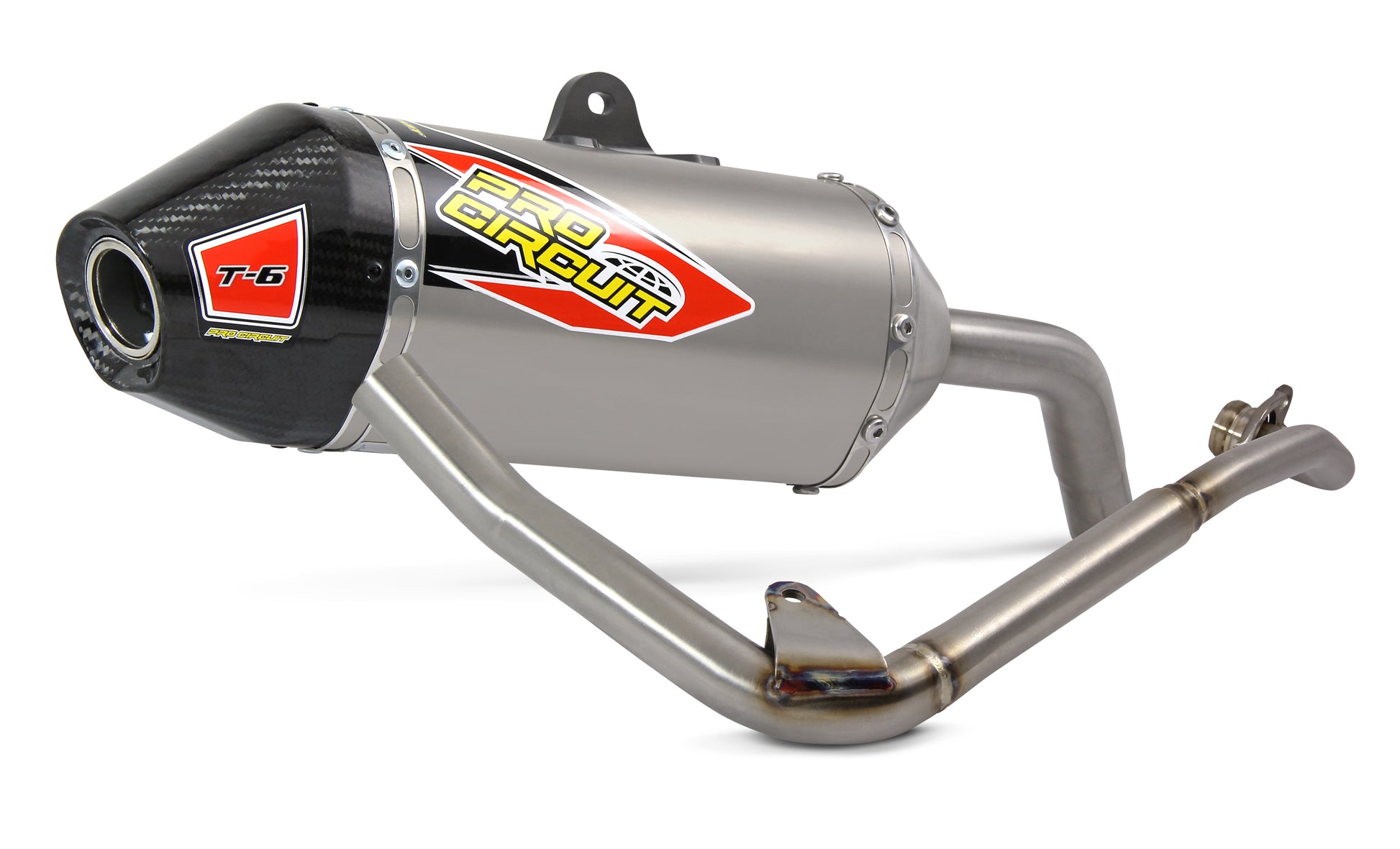 T 6 Stainless Exhaust System W/Carbon Cap Hon