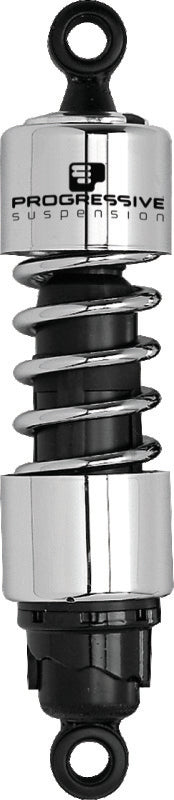 Progressive Harley 412 Series Shocks 11.5in - Chrome