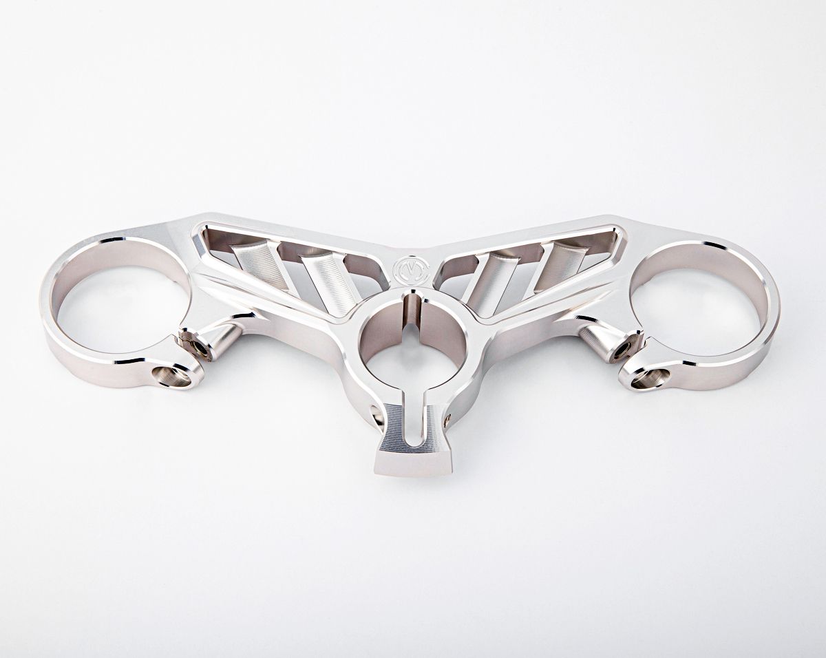 Motocorse Billet Aluminum Upper Triple Clamp (Yoke) for Ducati Panigale V2 / 1299 / 1199 / 959 / 899 - 52mm Ohlins SBK Forks