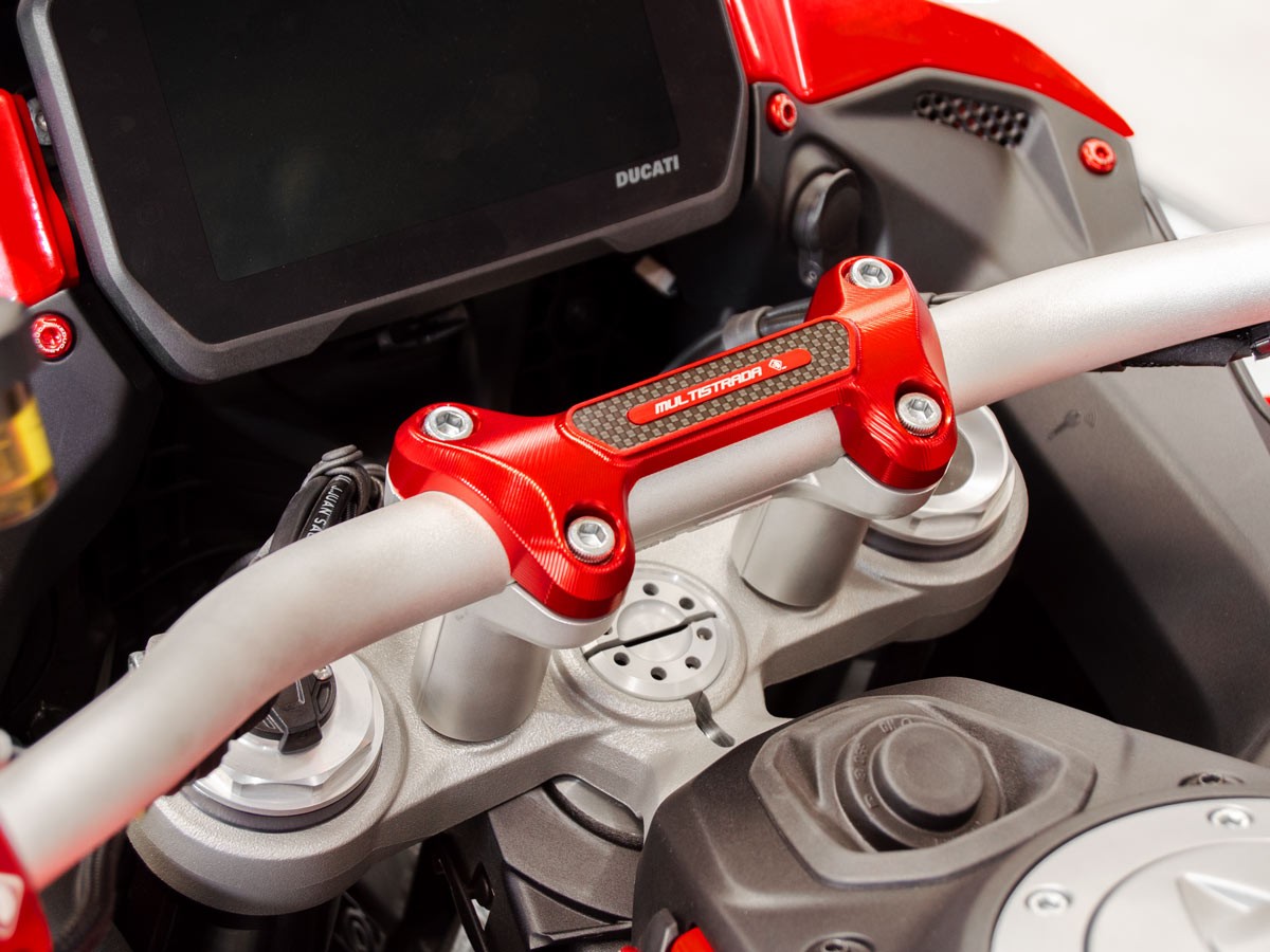 DBK Special Parts (Ducabike) Billet Handlebar Clamp for the Ducati Multistrada V4