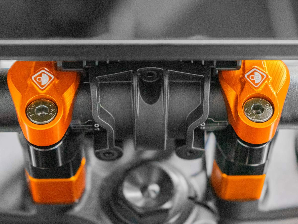DBK Special Parts (Ducabike) Billet Handlebar Clamps for the KTM 990 / 890 / 790 Duke