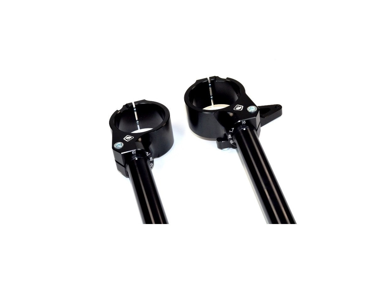 DBK Special Parts (Ducabike) GP Adjustable Clip-Ons For Panigale V4 (2025+) - 15mm Offset, 10mm rise