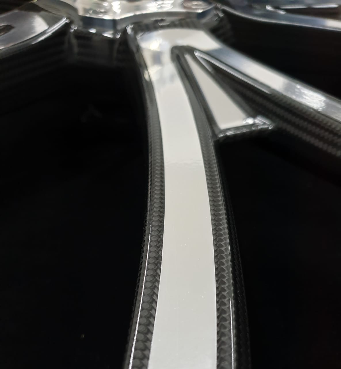 BST Torque TEK 5 Split Y-Spoke Carbon Fiber Front Wheel for the Harley Davidson, Indian, and V-Twin Custom Models - 3.5 x 16