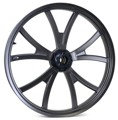 BST Torque TEK 5 Split Y-Spoke Carbon Fiber Front Wheel for the Harley Davidson, Indian, and V-Twin Custom Models - 3.5 x 26