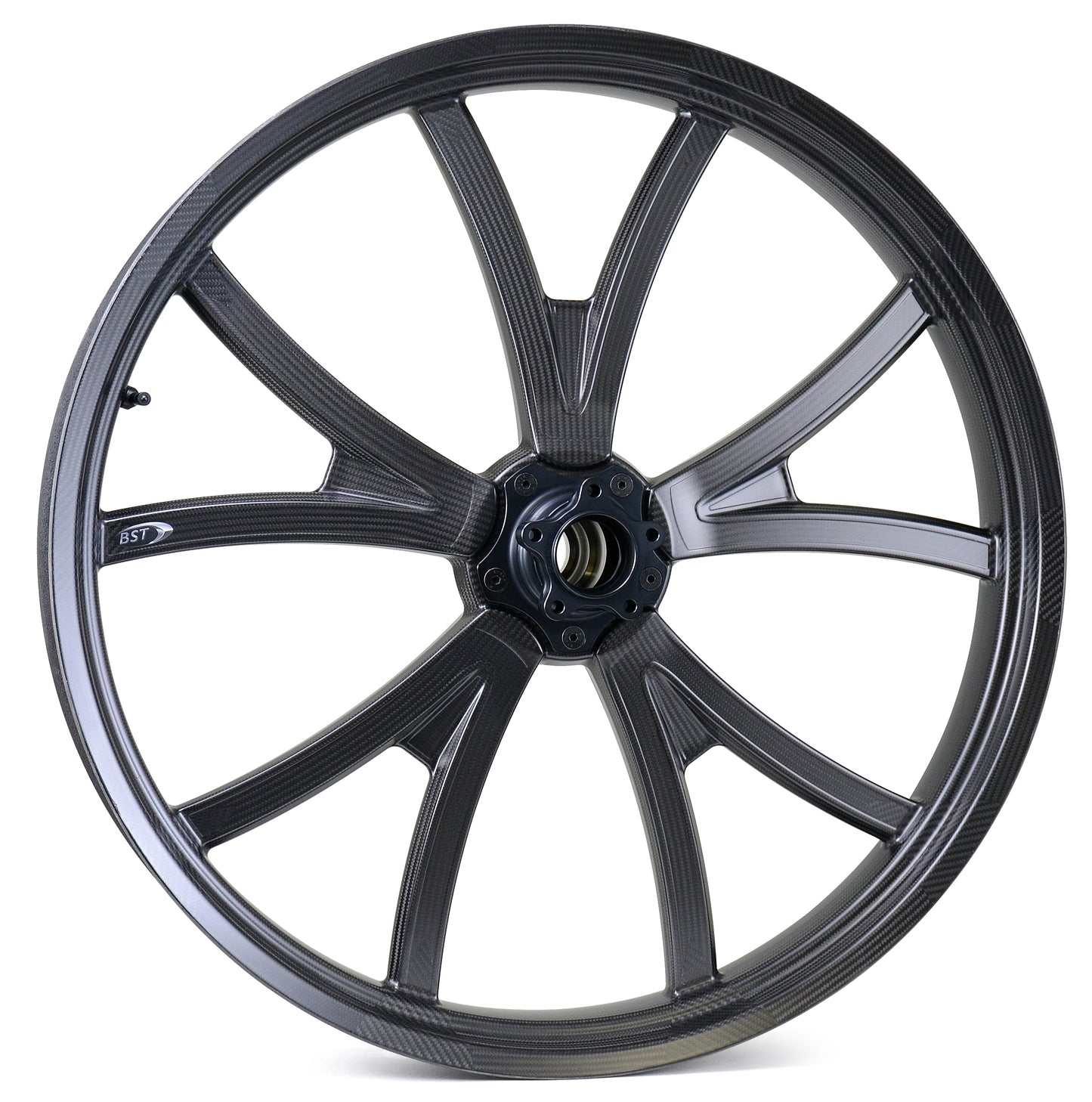 BST Torque TEK 5 Split Y-Spoke Carbon Fiber Front Wheel for the Harley Davidson, Indian, and V-Twin Custom Models - 3.0 x 19