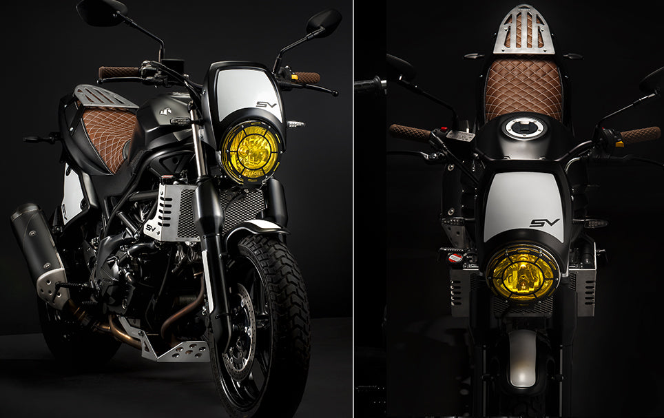 C-Racer Scrambler Seat for the Suzuki SV650 (2016+) - SCRSV