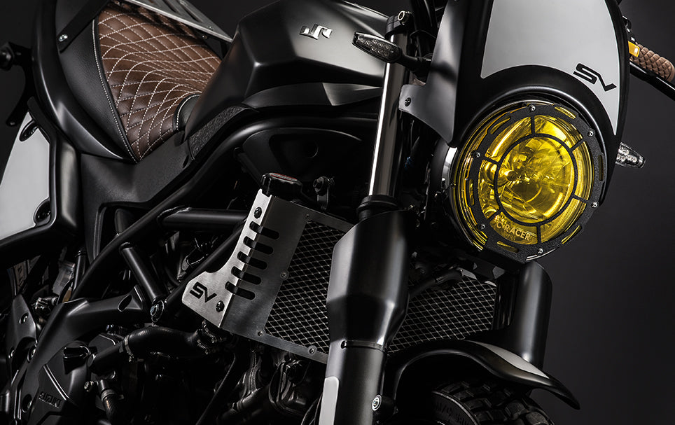 C-Racer Headlight Guard Grill and Screen for the Suzuki SV650 (2016+) - LGSV