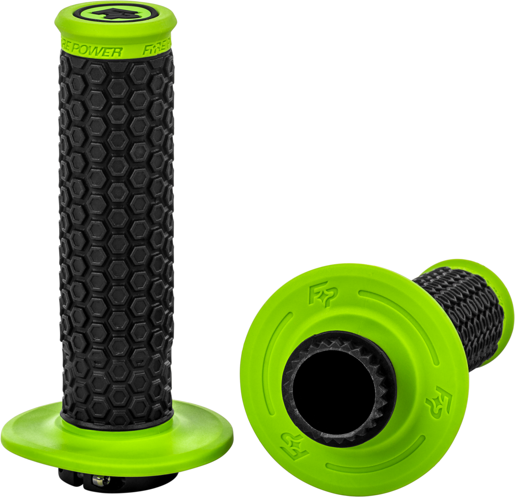 Pilot Mx Lock On Grips Green