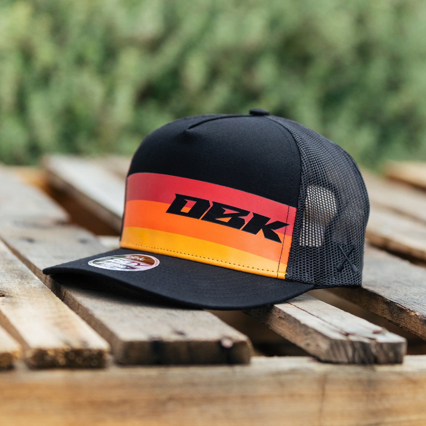 Sunday Stripe 2fifty Trucker Black Snapback Hat