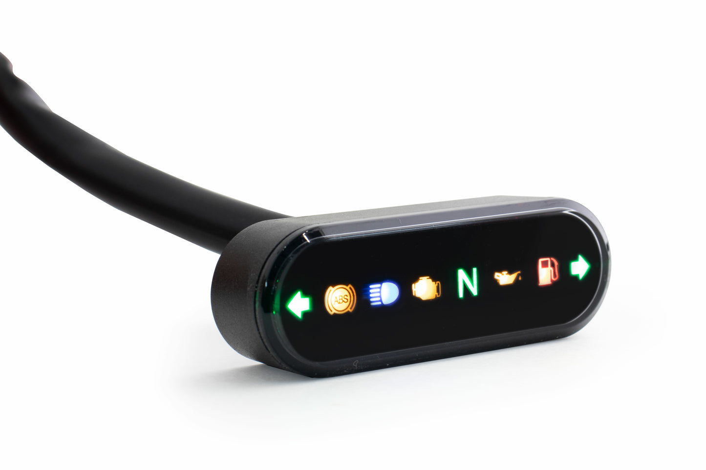 Indicator Light Display Meter Black