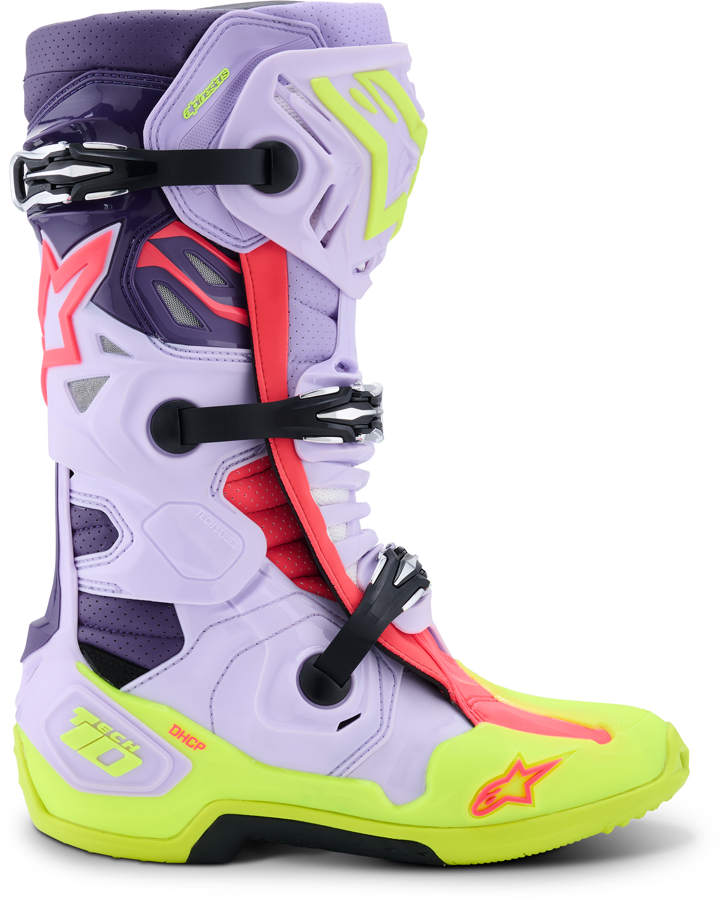 Tech 10 Supervented Purp/Ylw Fluo/Diva Pink 11