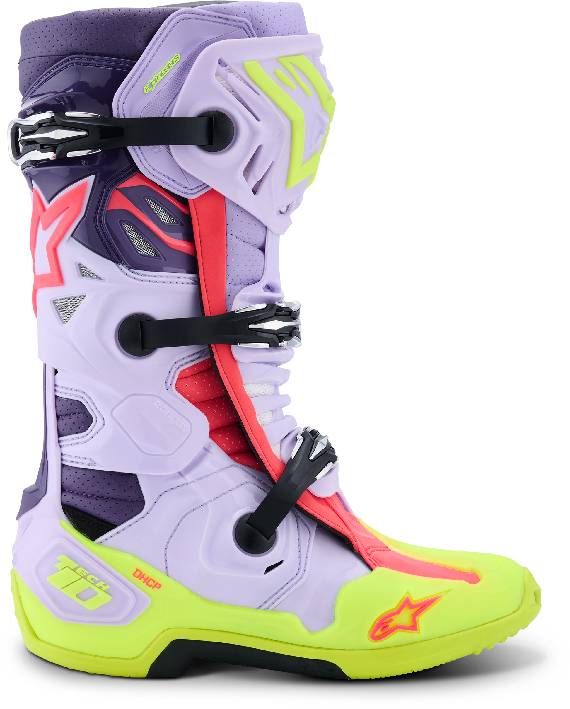 Tech 10 Supervented Purp/Ylw Fluo/Diva Pink 9