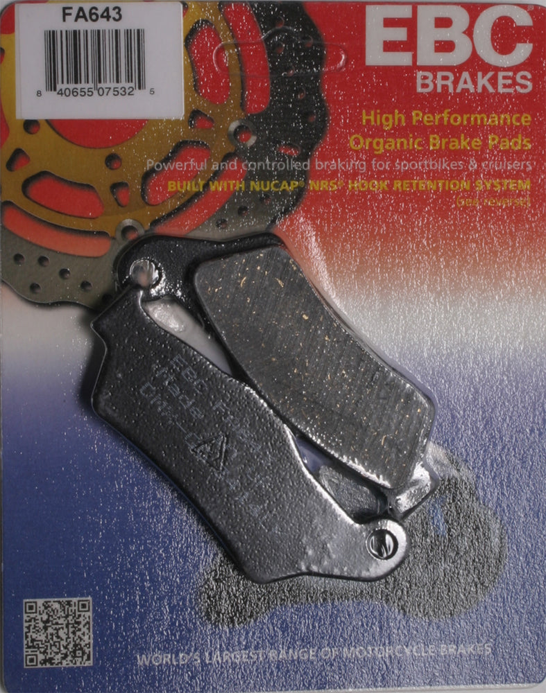 Brake Pads Fa643 Organic
