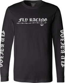 Fly Barbed Wire L/S Black Lg