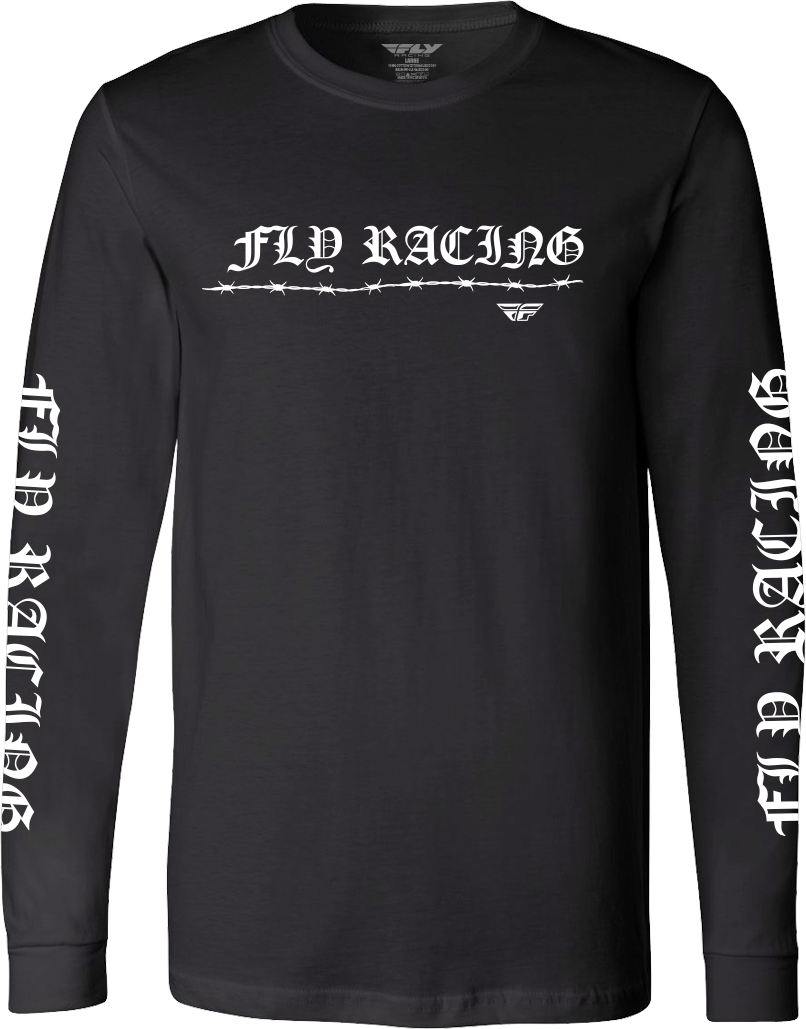 Fly Barbed Wire L/S Black Md