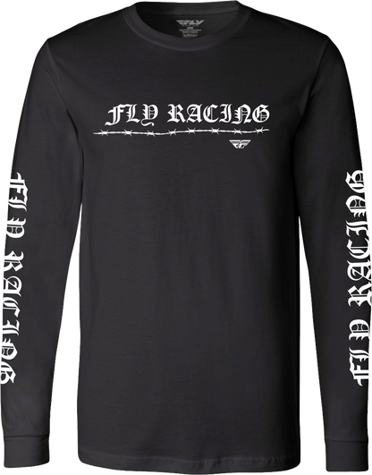 Fly Barbed Wire L/S Black Md