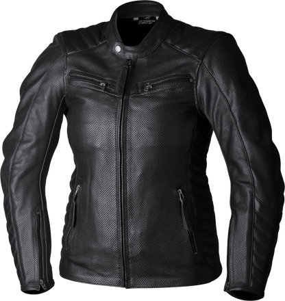 Ladies Roadster Air Ce Jacket Black Leather 3xl
